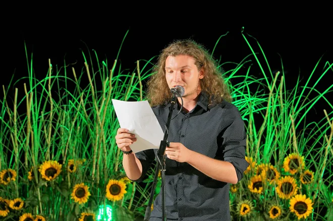 Dobitnik male Veronike je dijak Gimnazije Celje - Center Tilen Letner. FOTO: Brane Piano/Delo