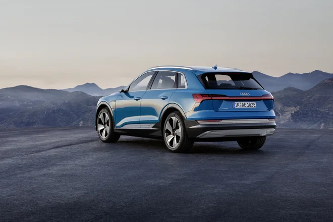 Električni športni terenec e-tron je dolg 4,9 metra, kar pomeni, da je daljši od modela Q5 in le malo krajši kot Q7. FOTO: Audi