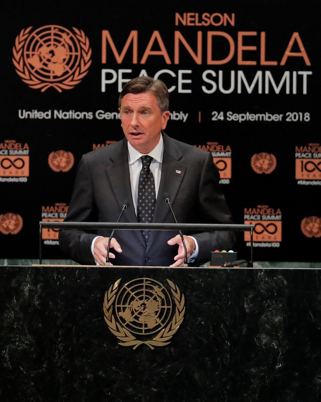 Pahor je opozoril, da velikih svetovnih problemov brez ZDA verjetno ne bo mogoče rešiti. FOTO: Lucas Jackson/Reuters
