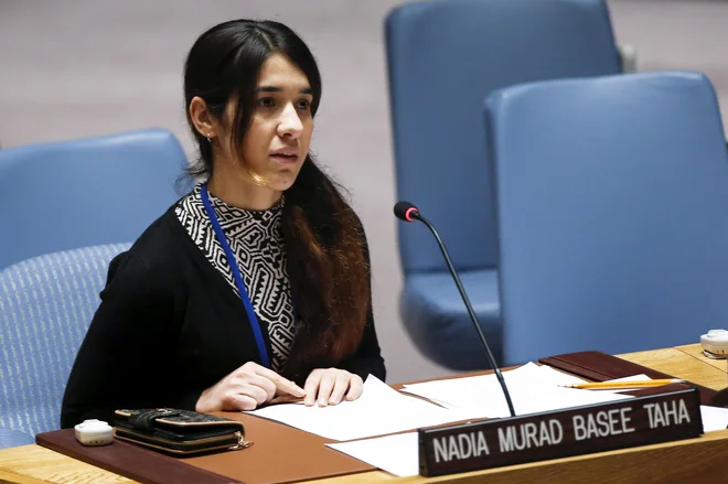 Nadia Murad. FOTO: REUTERS/Eduardo Munoz