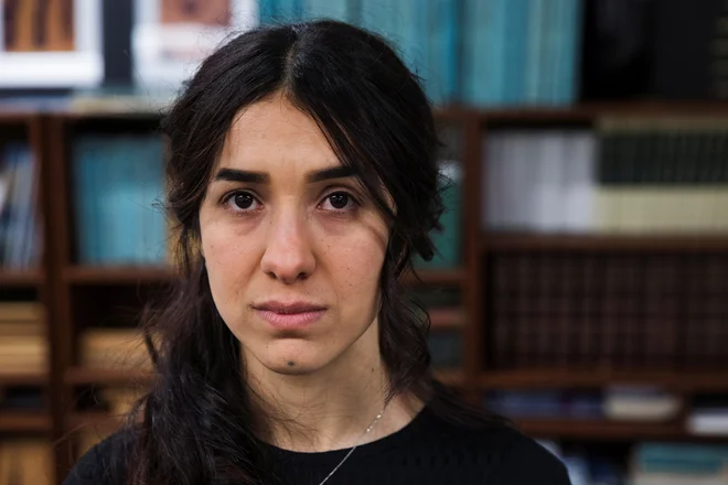Jazidska aktivistka za človekove pravice Nadia Murad FOTO: Reuters