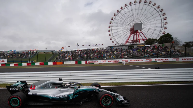 Lewis Hamilton si je kvalifikacijsko konkurenco pokoril osmič letos. FOTO: Martin Bureau/AFP