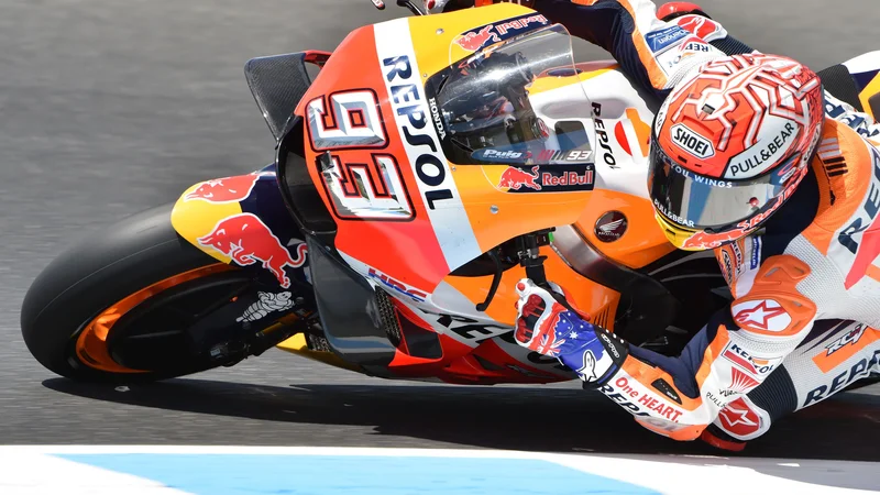 Fotografija: Marc Marquez je bil v kvalifikacijah razred zase. FOTO: Paul Crock/AFP