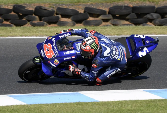 Maverick Viñales je Yamahi v razredu motoGP privozil prvo zmago po lanskem 25. juniju, ko je na Nizozemskem slavil Valentino Rossi. FOTO: AP