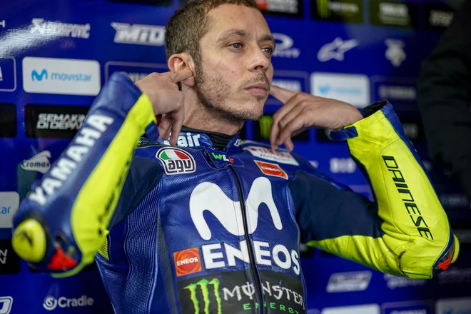 Valentino Rossi noče poslušati očitkov. FOTO: Motogp