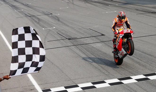 Marc Marquez se bo vrnil februarja na testiranjih v Maleziji. FOTO: Olivia Harris/Reuters