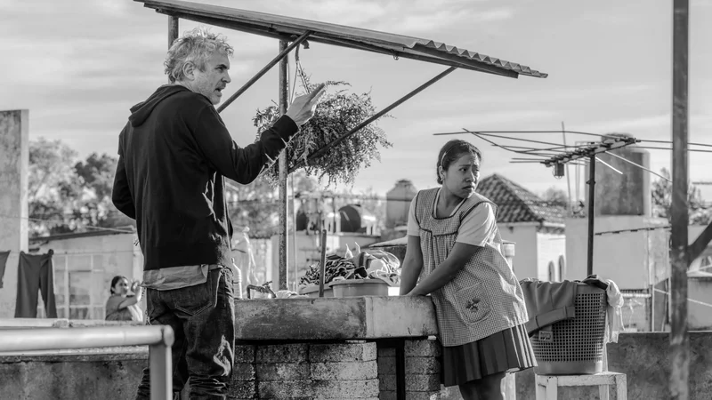 Fotografija: Alfonso Cuarón v akciji. FOTO: Netflix