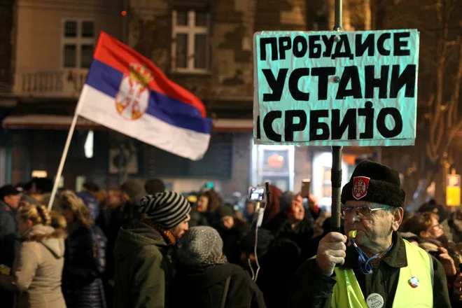 Prvi protest je potekal 8. decembra. FOTO: Reuters