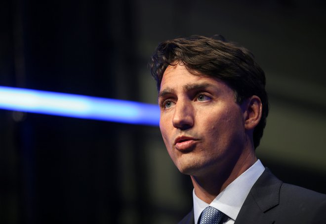 Kanadski premier Justin Trudeau (na sliki) je odslovil kanadskega veleposlanika na Kitajskem Johna McCalluma. FOTO: Christinne Muschi/Reuters