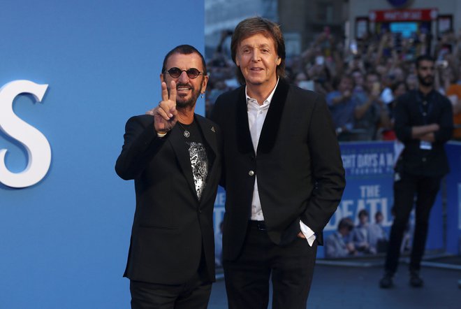 Ringo Starr in Paul McCartney sta edina preostala živeča člana The Beatles. FOTO: Reuters
