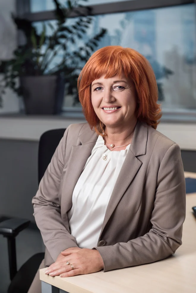 Vesna Razpotnik, Modra zavarovalnica: Smiselna bi bila rešitev, da je renta v celoti oproščena plačila dohodnine, ne le polovica, kot velja zdaj, saj bi to pozitivno vplivalo na varčevalce. Foto Osebni arhiv