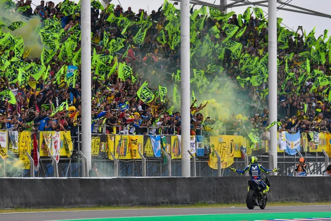 Valentino Rossi želi podariti sebi in svojim navijačem deseto lovoriko v SP. FOTO: Motogp