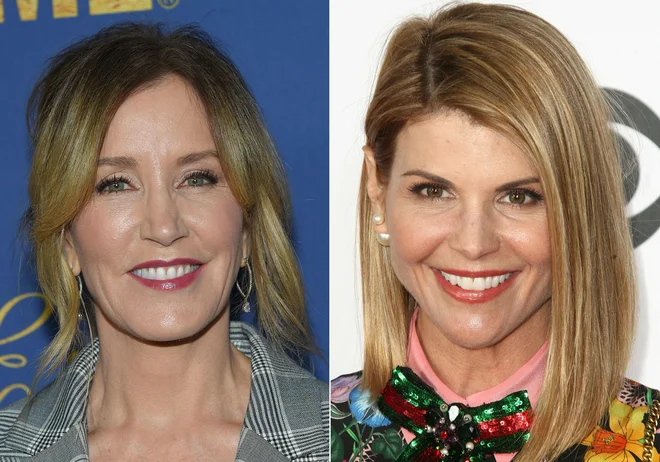 Med obtoženimi starši sta Felicity Huffman, znana iz Razočaranih gospodinj, in Lori Loughlin iz serije Polna hiša.<em> </em>FOTO:<em> </em>Lisa O&#39;Connor in Tommaso Boddi/AFP