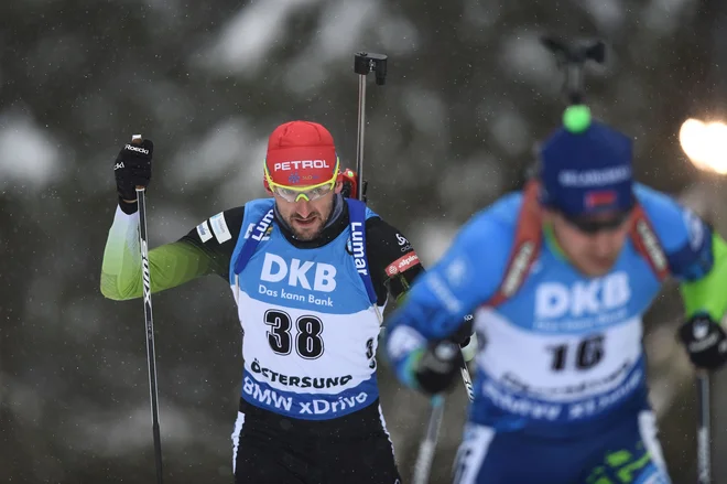 Pred Jakovom Fakom, najboljšim Slovencem na SP v Östersundu, je zadnje dejanje sezone.<br />
FOTO AFP