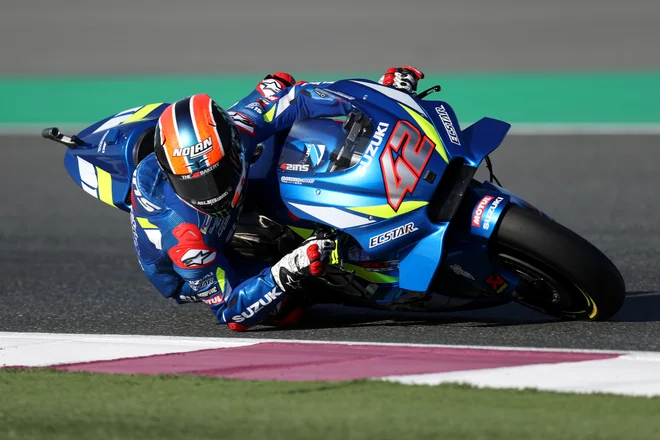 Alex Rins je dosegel prvo zmago v razredu motogp. FOTO: Reuters