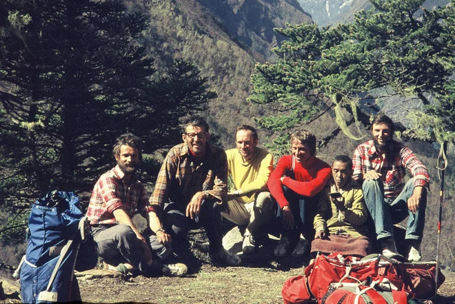 Izvidnica 1978: Robas, Škarja, Belak, Zaplotnik, Marenče. FOTO: Arhiv Toneta Škarje