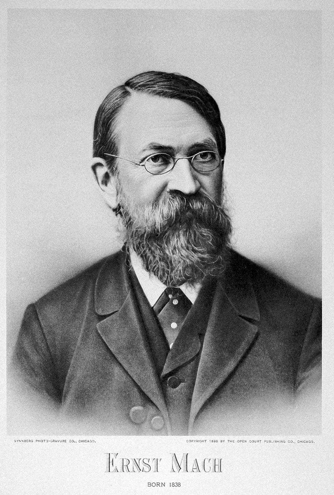 Ernst Mach je pomembno vplival tudi na Alberta Einsteina.