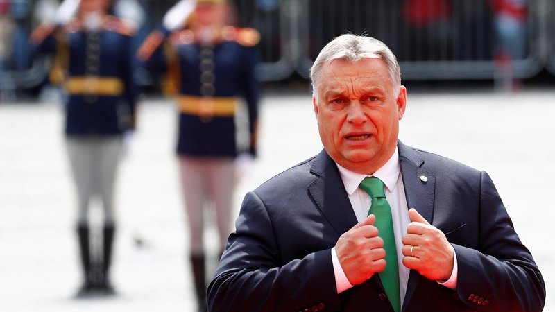 Fotografija: Premier Victor Orbán je pisno pozval več tisoč vojvodinskih Madžarov, naj glasujejo na evropskih volitvah. FOTO: François Lenoir/Reuters