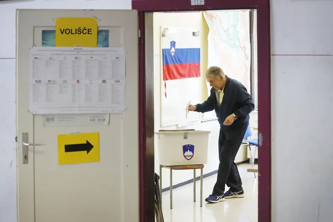 Volitve za evropski parlament, Jesenice. FOTO: Leon Vidic/Delo