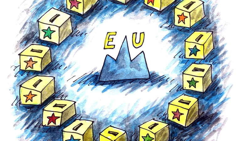Fotografija: Evropske volitve KARIKATURA: Marko Kočevar