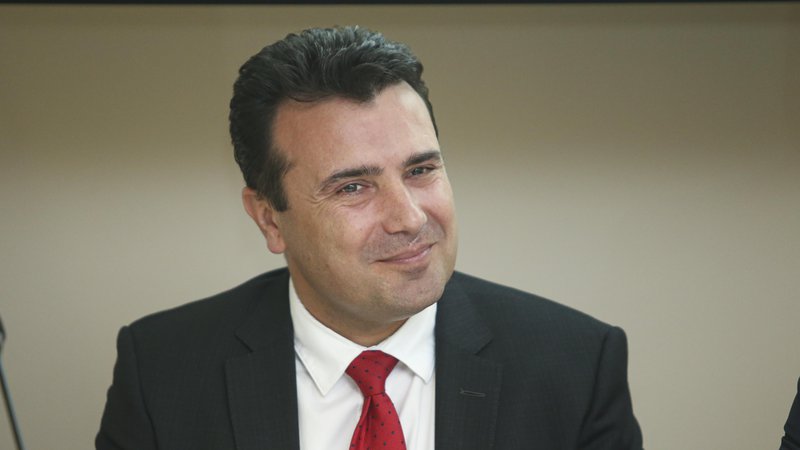 Fotografija: Zoran Zaev pričakuje, da bo Severna Makedonija junija le dobila datum za začetek pristopnih pogajanj z EU. FOTO: Jože Suhadolnik/Delo