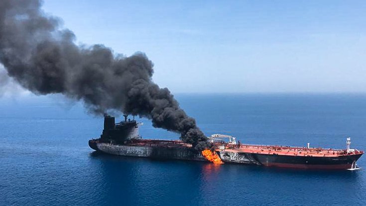 Fotografija: Do incidenta sicer prihaja v času zaostrovanja napetosti med ZDA in Iranom. FOTO: AFP