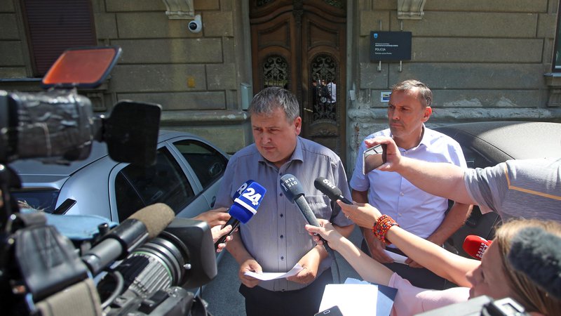 Fotografija: Izjava PU Maribor v primeru poskusa umora sodnice Daniele Ružič FOTO: Tadej Regent