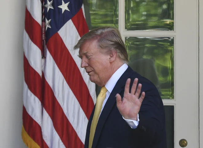 Ameriški predsednik Donald Trump. FOTO:Jim Watson/Afp
