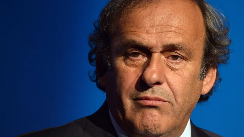 Fotografija: Platini je leta 2007 postal prvi nekdanji igralec, ki je bil izvoljen na mesto predsednika Uefe. FOTO: Alberto Pizzoli/AFP