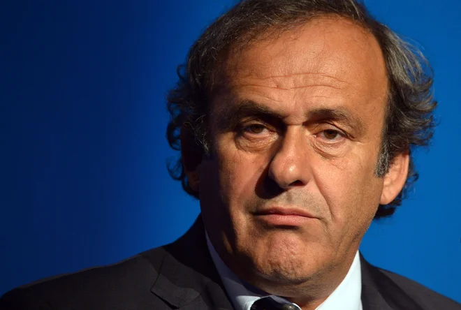 Platini je leta 2007 postal prvi nekdanji igralec, ki je bil izvoljen na mesto predsednika Uefe. FOTO: Alberto Pizzoli/AFP