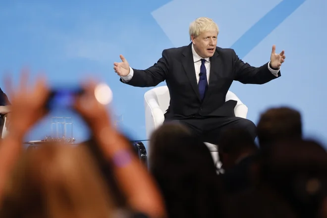 Johnson več kot očitno računa na to, da bo z grožnjo z brexitom brez dogovora evropsko stran pripravil na popuščanje. FOTO: Afp