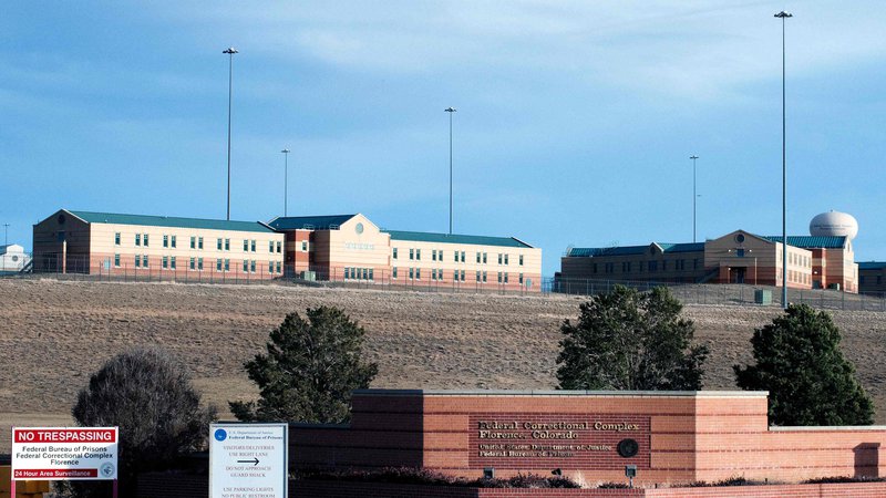 Fotografija: Zapor, znan pod imenom Supermax v kraju Florence v Koloradu. FOTO: Jason Connolly/AFP
