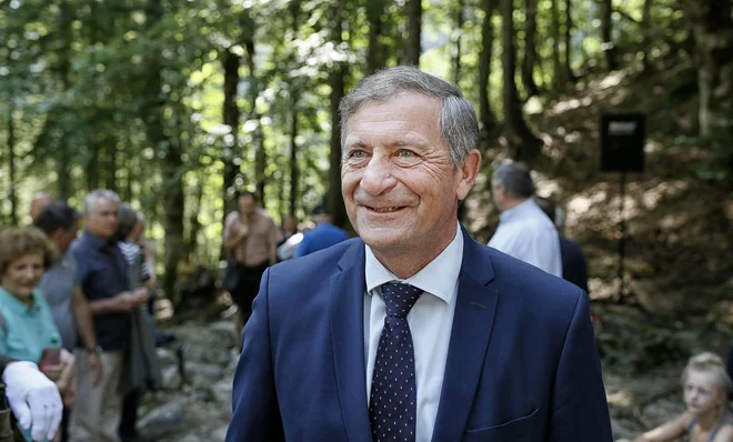 Prvak Desusa je prepričan, da bo stranko vodil še naprej. FOTO: Blaž Samec/Delo