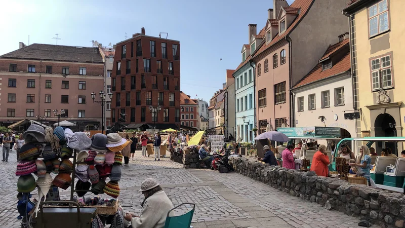 Fotografija: V glavnem latvijskem mestu je precej turistične ponudbe. Foto Aljaž Vrabec