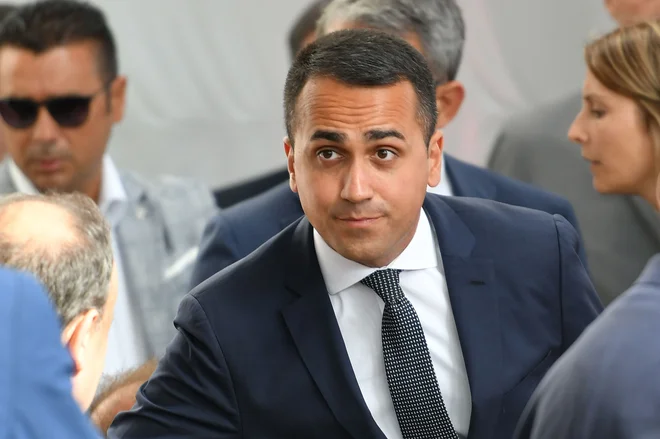 Namestnik italijanskega premiera in vodja Gibanja 5 zvezd Luigi di Maio. Foto Afp