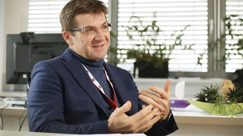 Fotografija: Predsednik uprave A1 Slovenija Dejan Turk. FOTO: Leon Vidic/Delo