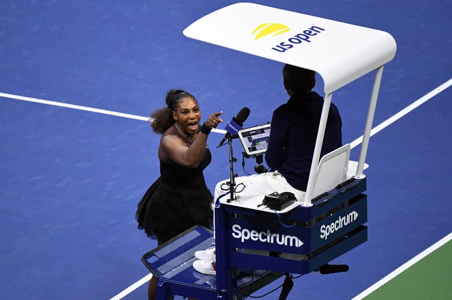 Serena Williams je poskrbela, da ženski finale 2018 ne bo šel v pozabo. FOTO: USA TODAY Sports