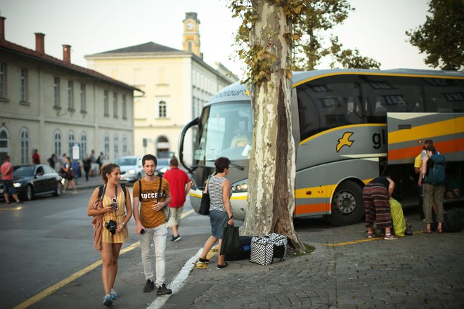 Glavna avtobusna postaja Ljubljana. FOTO: Jure Eržen/Delo
