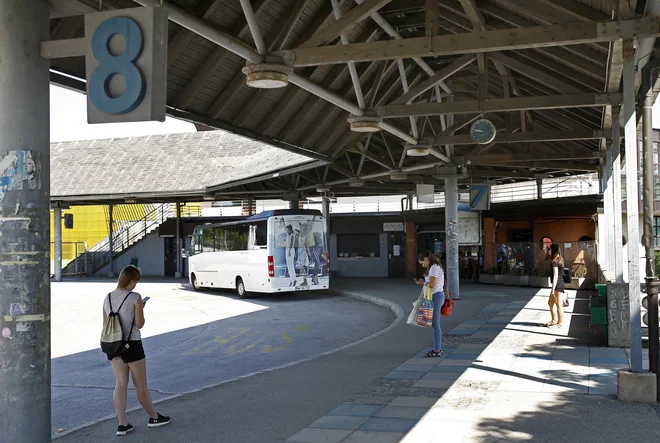 Avtobusna postaja Novo mesto. FOTO: Blaž Samec/Delo