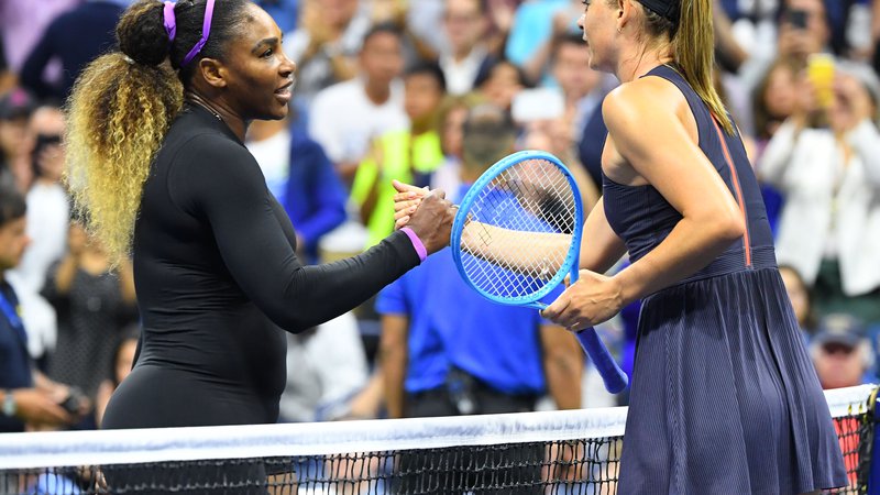 Fotografija: Američanka Serena Williams je brez večjih težav ugnala Rusinjo Marijo Šarapovo. FOTO: Usa Today Sports