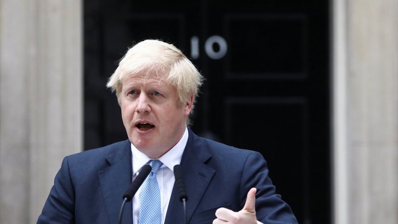Fotografija: Boris Johnson ne namerava prelomiti obljub. Foto Reuters