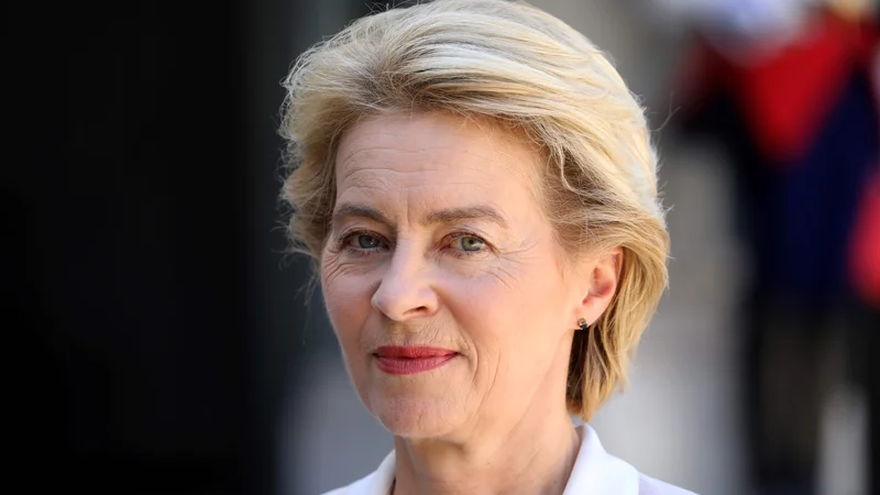 Fotografija: Ursula von der Leyen sestavlja svojo komisarsko ekipo v strogi tajnosti. FOTO: Ludovic Marin/AFP