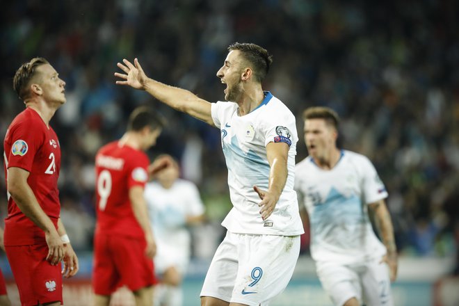 Morebiten nov gol Andraža Šporarja bi prišel Sloveniji močno prav tudi nocoj v tekmi z Izraelom. FOTO: Uroš Hočevar