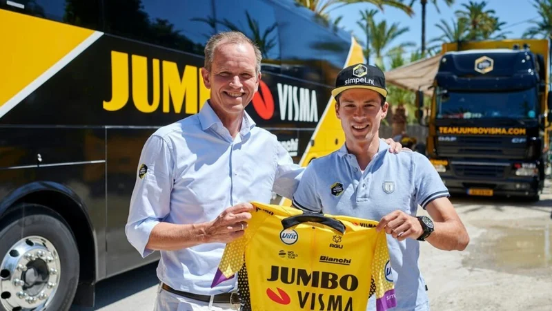 Fotografija: Primož Roglič je podaljšal sodelovanje s svojim delodajalcem. Najvišji cilji jih še čakajo v prihodnosti, poudarja Kisovčan. FOTO: Jumbo Visma