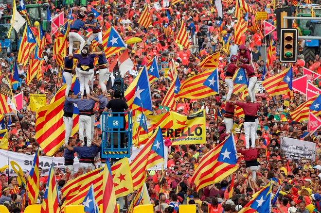 Na ulicah Barcelone letos pričakujejo manj ljudi kot prejšnja leta.<br />
Foto Reuters
