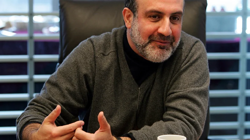 Fotografija: Nassim Nicholas Taleb je bil dolga leta tudi borzni posrednik, ki se je »specializiral« za teorijo verjetnosti FOTO: Reuters