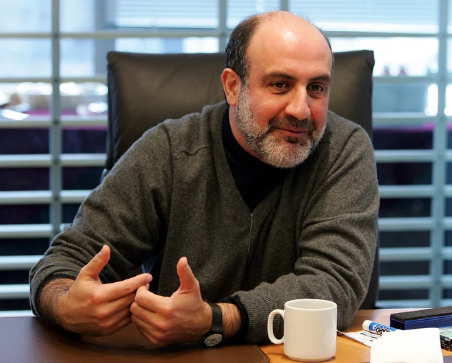 Nassim&nbsp;Nicholas Taleb je bil dolga leta tudi borzni posrednik, ki se je &raquo;specializiral&laquo; za teorijo verjetnosti FOTO: Reuters
