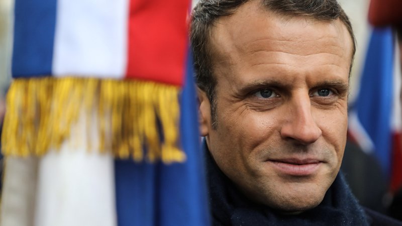 Fotografija: Francoski predsednik Emmanuel Macron ne more in noče več skrivati svojih ambicij v Evropi. Foto: Reuters