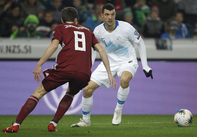 Haris Vučkić je dočakal veliko priložnost v majici slovenske nogometne reprezentance. FOTO: Mavric Pivk
