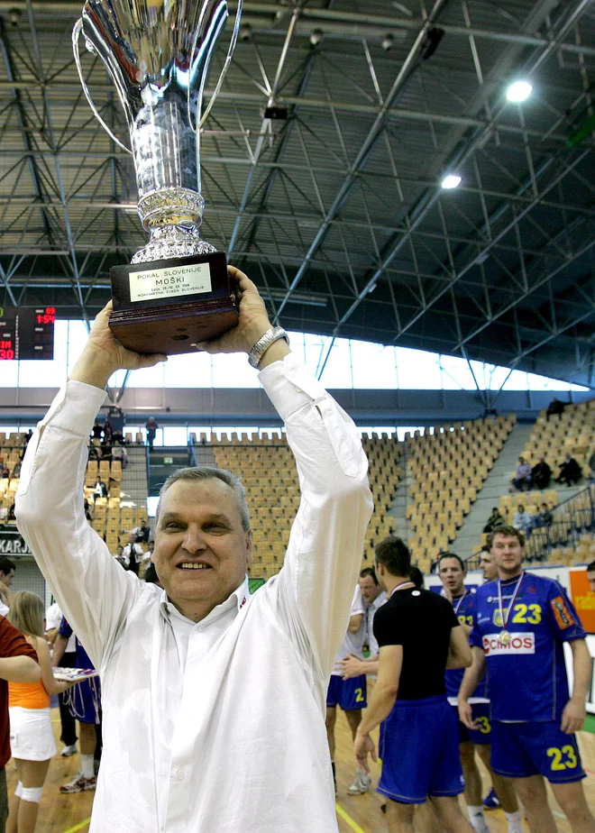 Matjaž Tominec je leta 2008 s Cimosom osvojil pokal Slovenije. FOTO: Blaž Samec